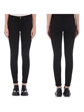 Acne Studios Skin 5 Black Dark Denim Jean Skinny Low Rise 25/32